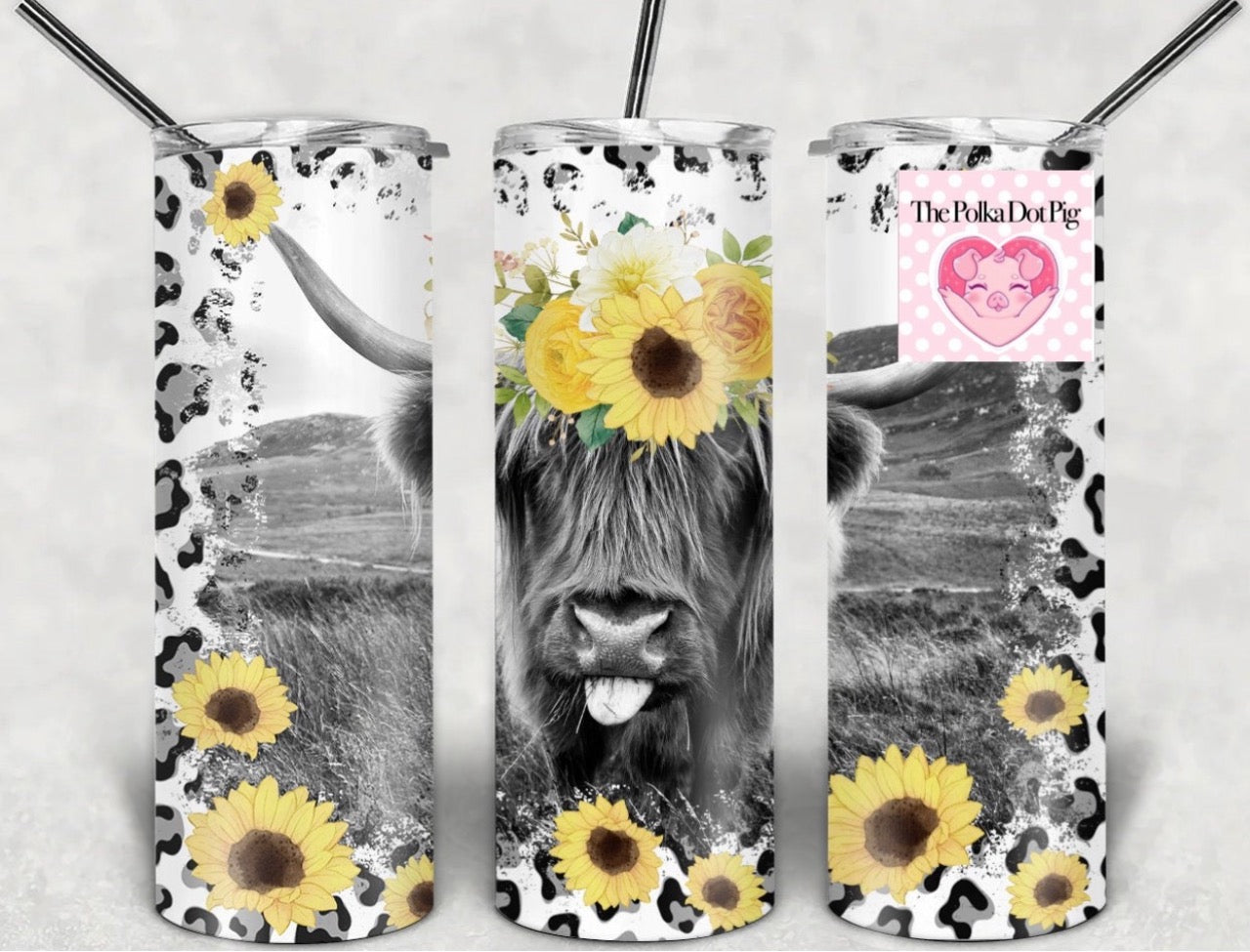 Highland Cow Tumbler