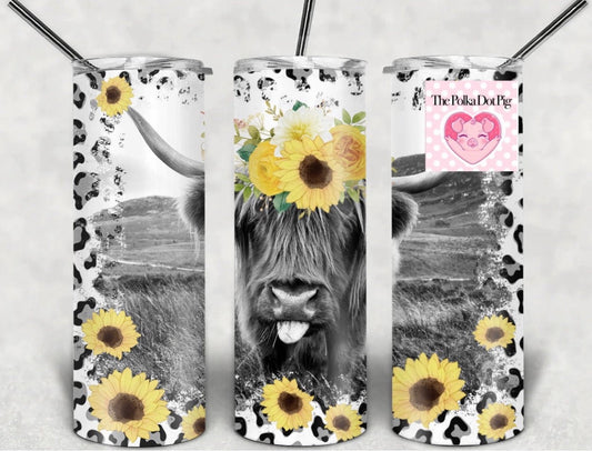 Highland Cow Tumbler