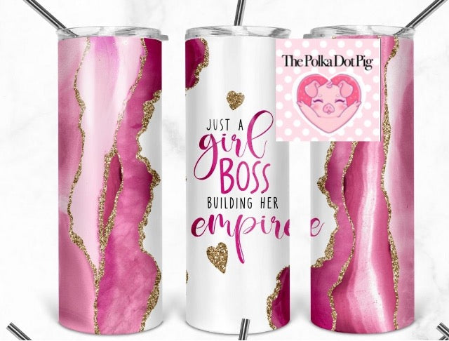 Girl boss tumbler