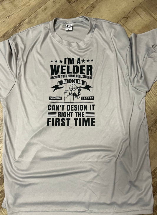 I’m a welder mens tshirt