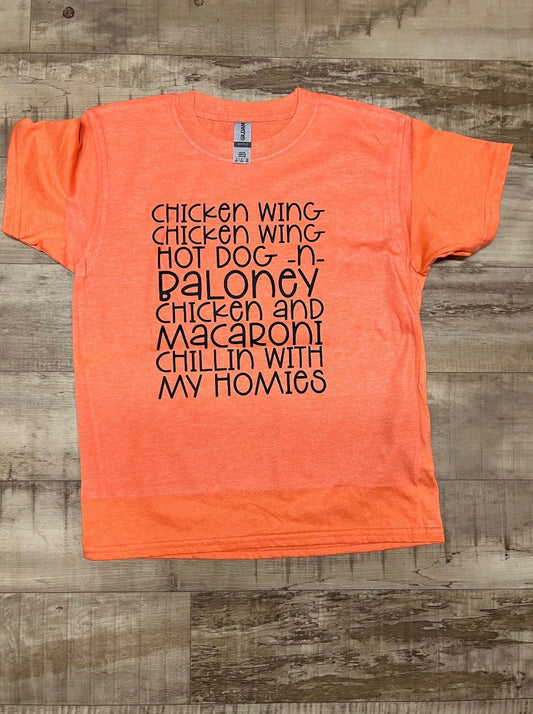 Chicken wing chicken wing tshirt