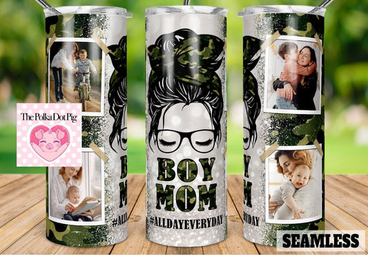 Boy Mom Tumbler